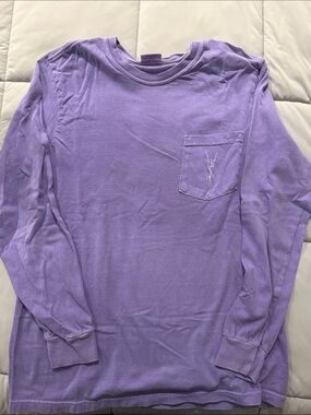 Women’s Long-Sleeve Pocket Tee - Lavender